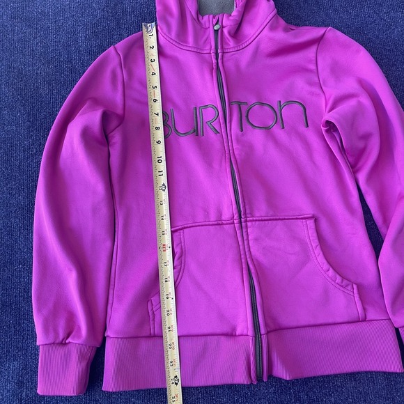 Burton Hoodie Womens Medium Pink Full Zip DRYRIDE Fleece Lined Snowboard Jacket - Picture 2 of 7